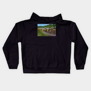 The Old Bridge At Chepstow Kids Hoodie